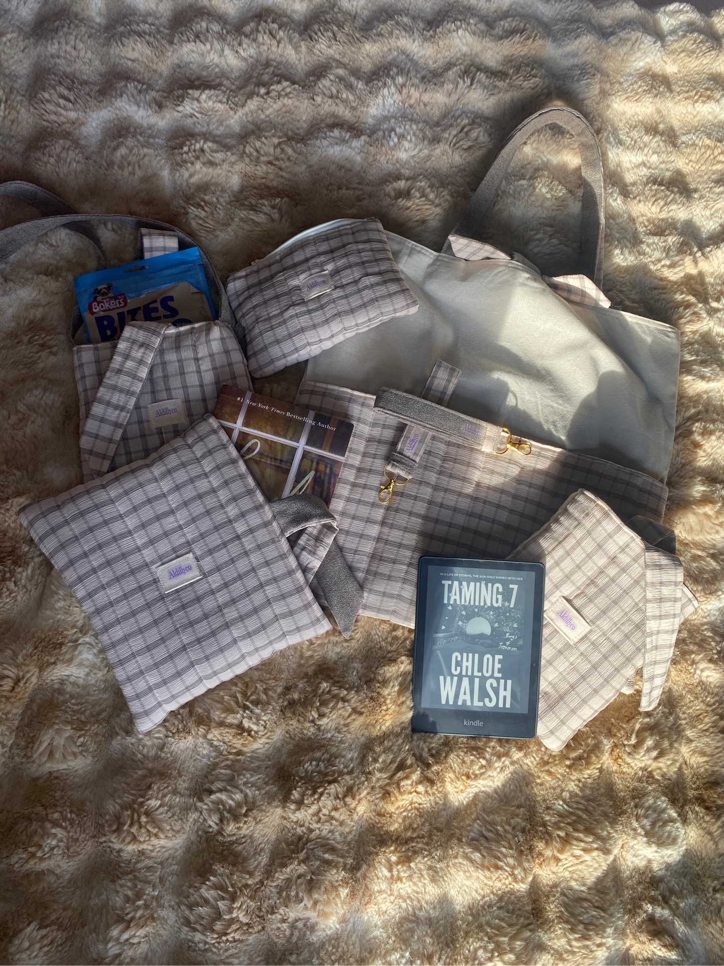 The Rustic Plaid Padded Tote Bag