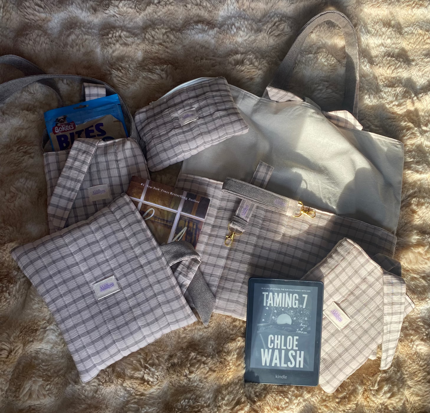 The Rustic Plaid Padded Tote Bag