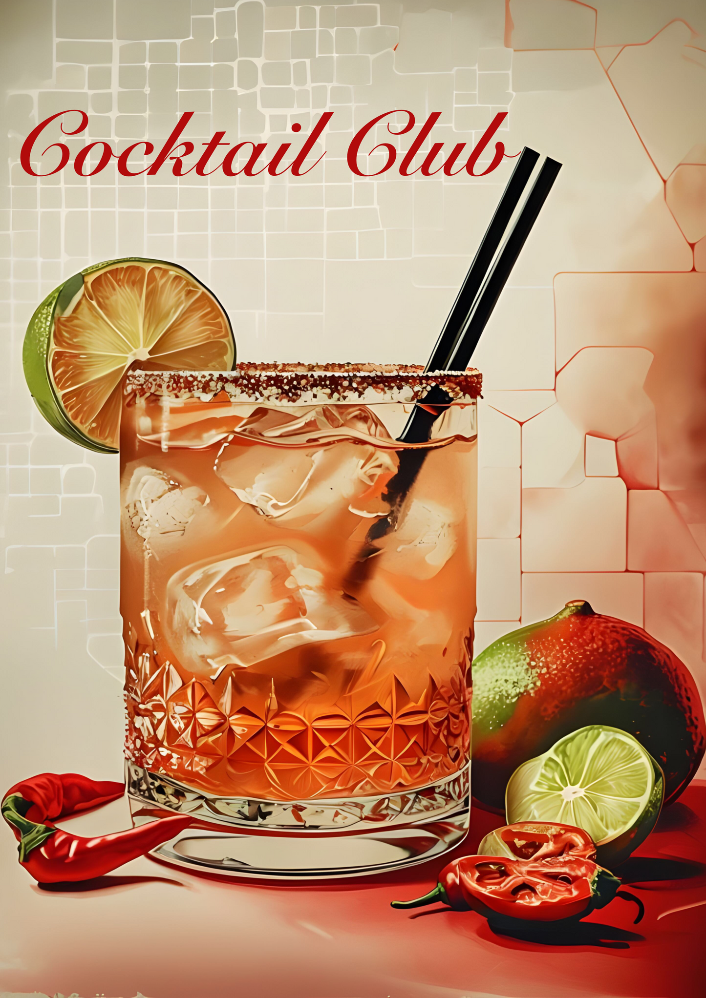 Cocktail Club Print