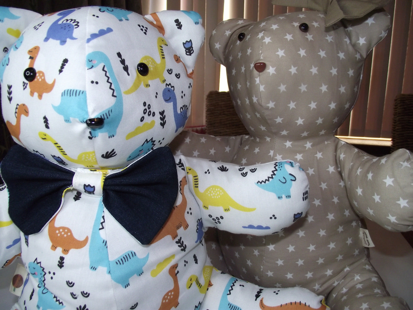 Tiny Dino Stuffed Bear