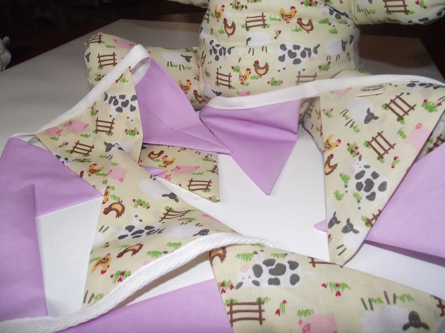 Lilac Farmyard Bunting