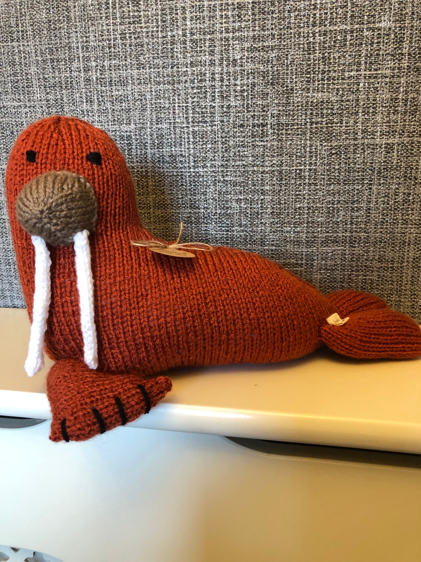 Captain Cuddles Knitted Walrus