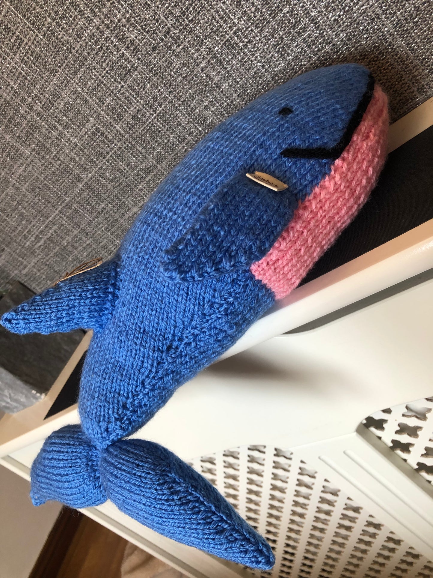 Blue Knitted Whale