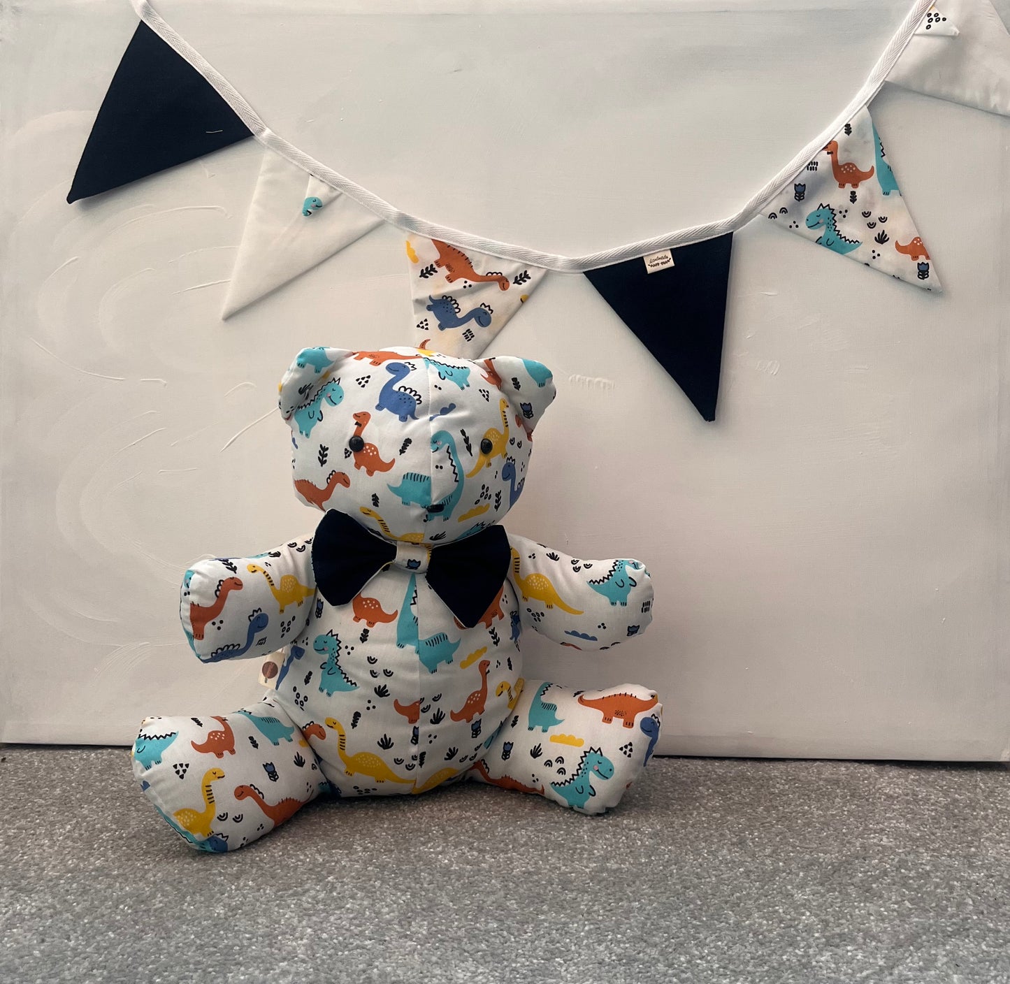 Tiny Dino Stuffed Bear