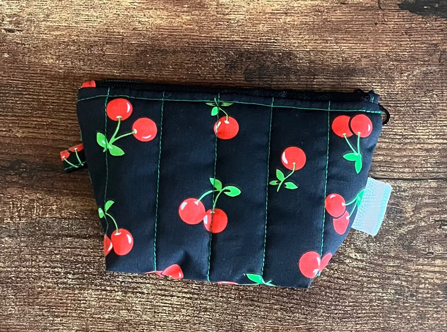 Very Cherry Black Mini Pouch