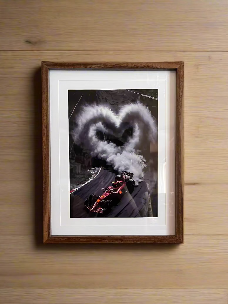 F1 Smoked Heart Print