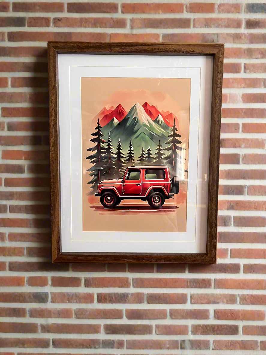 Nostalgic Off-Road Print