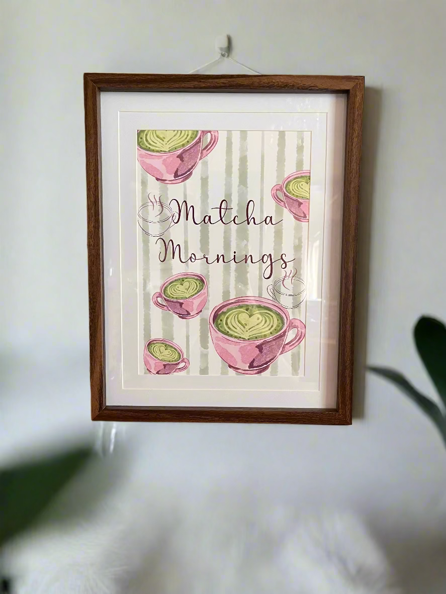 Matcha Mornings Print