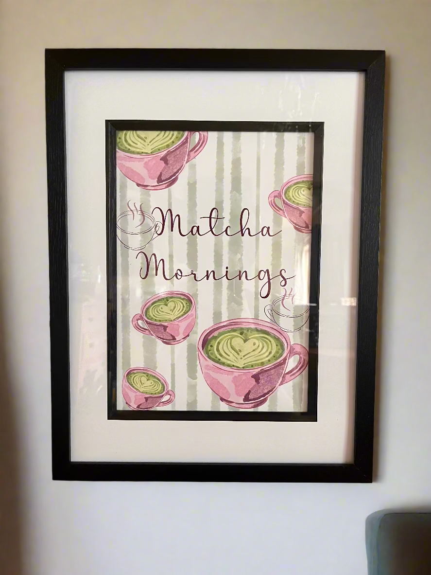 Matcha Mornings Print