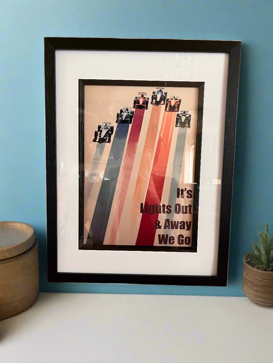 F1 Lights Out Print