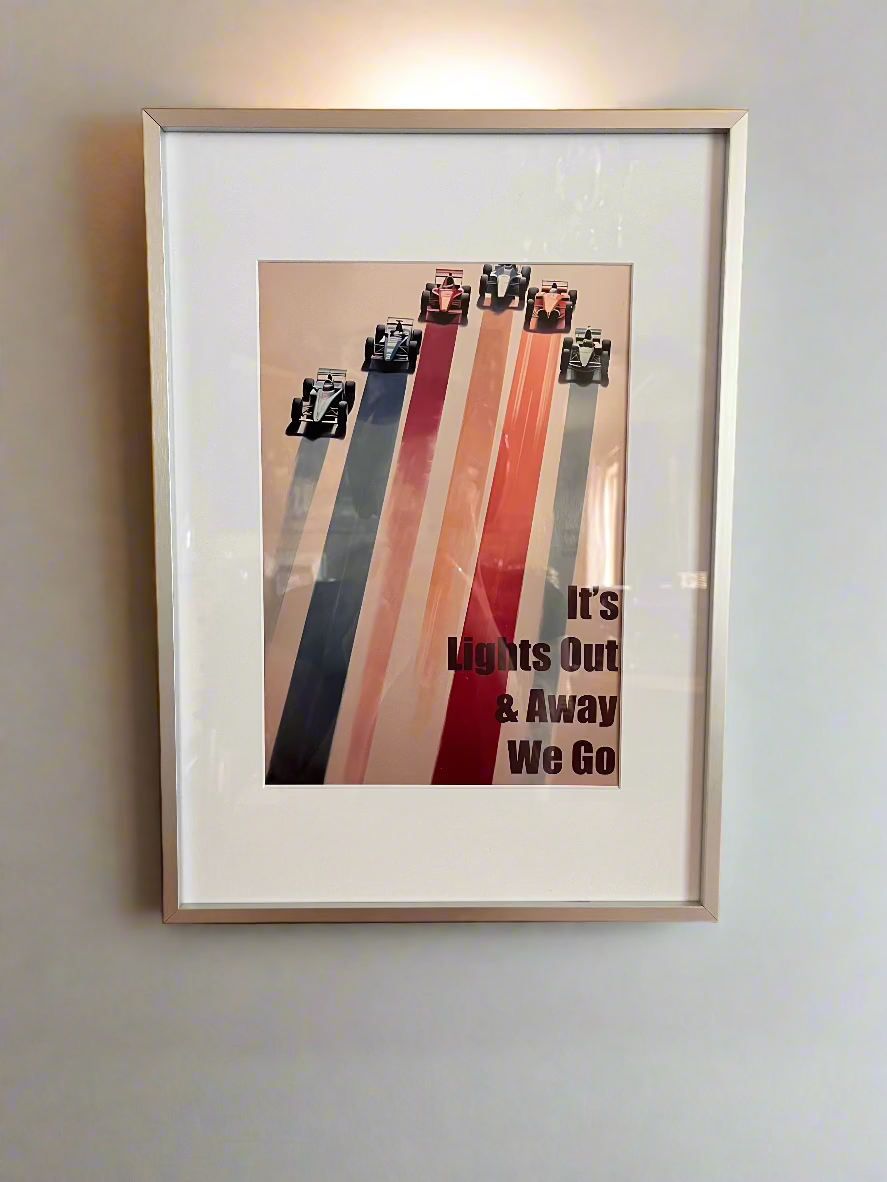 F1 Lights Out Print