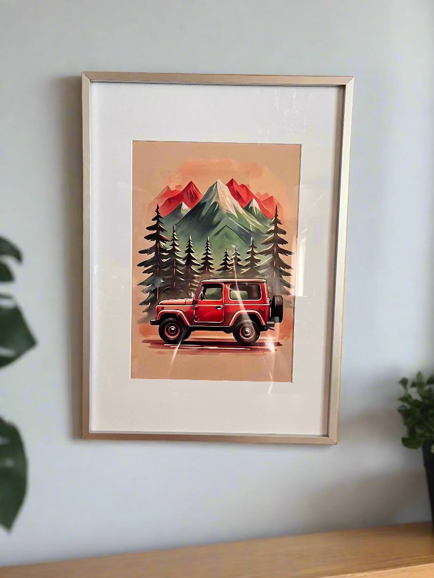 Nostalgic Off-Road Print