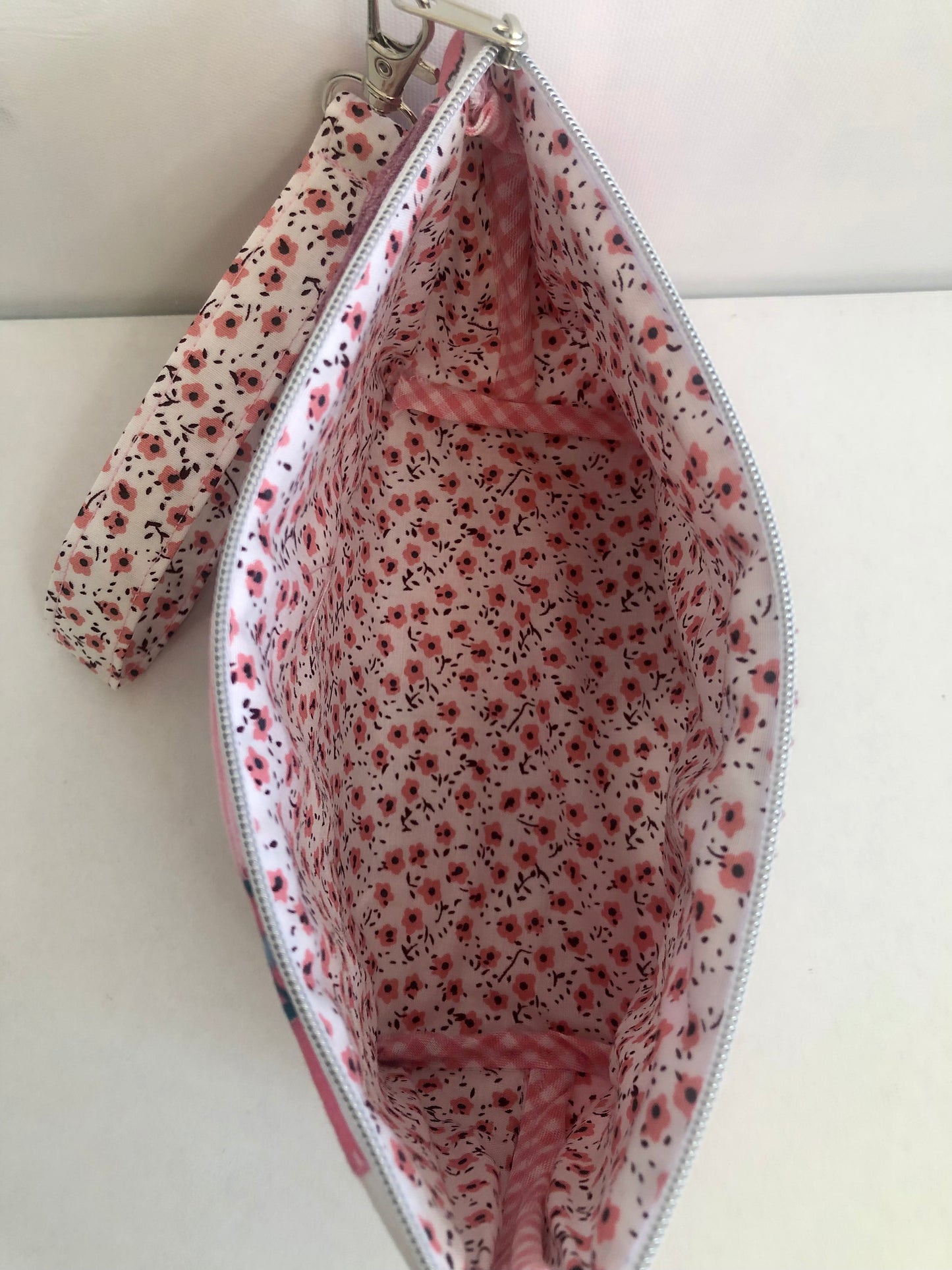 Mauve Medley Patchwork Pouch