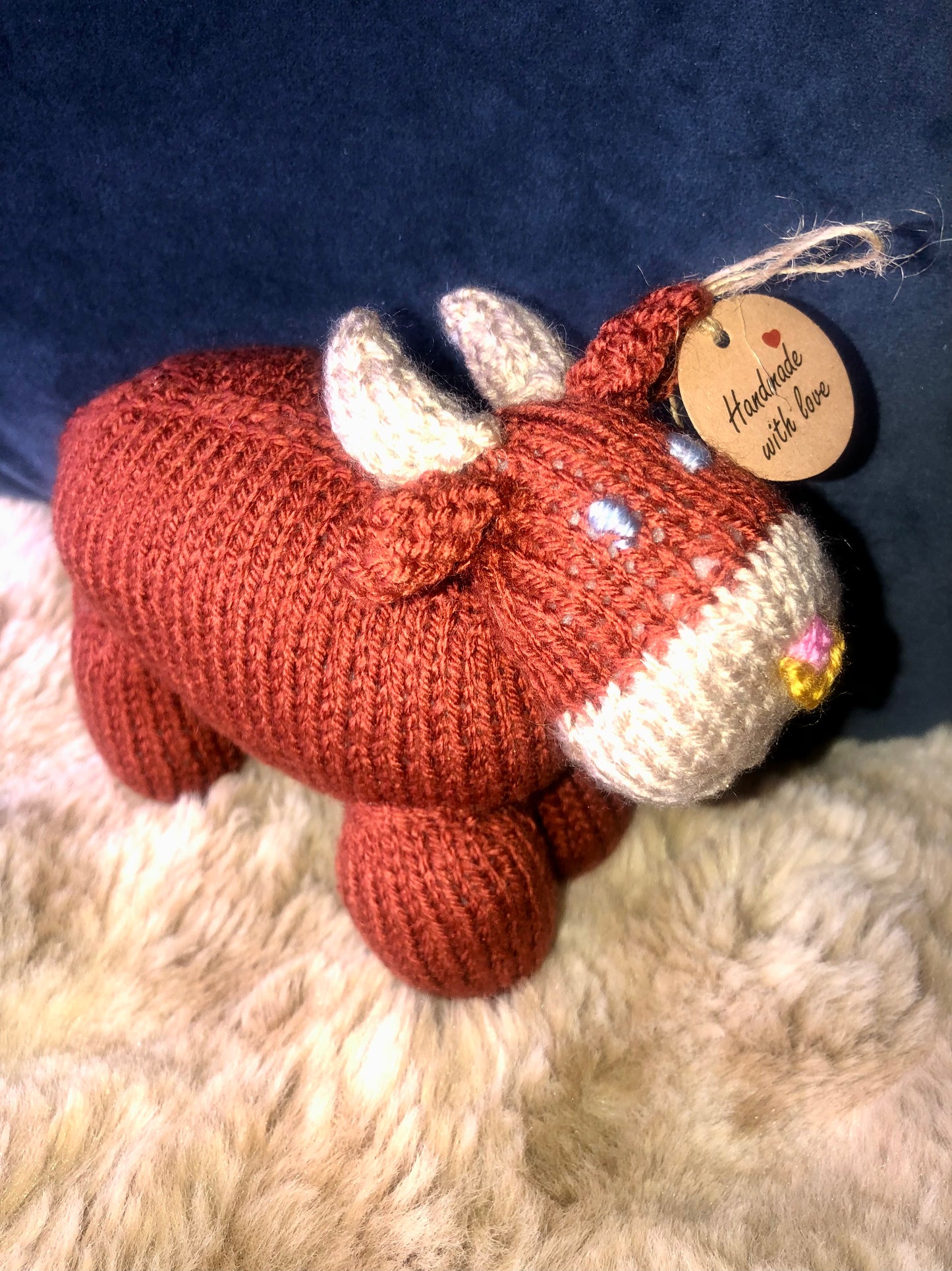 Mini Knitted Highland Cattle