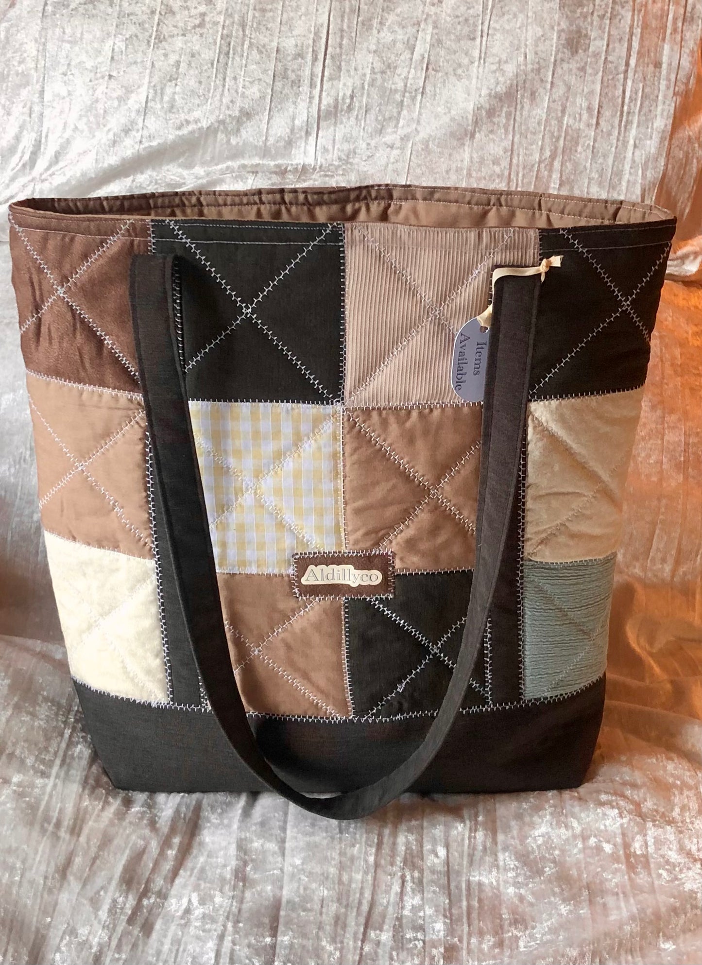 Sage & Stone Patchwork Tote Bag