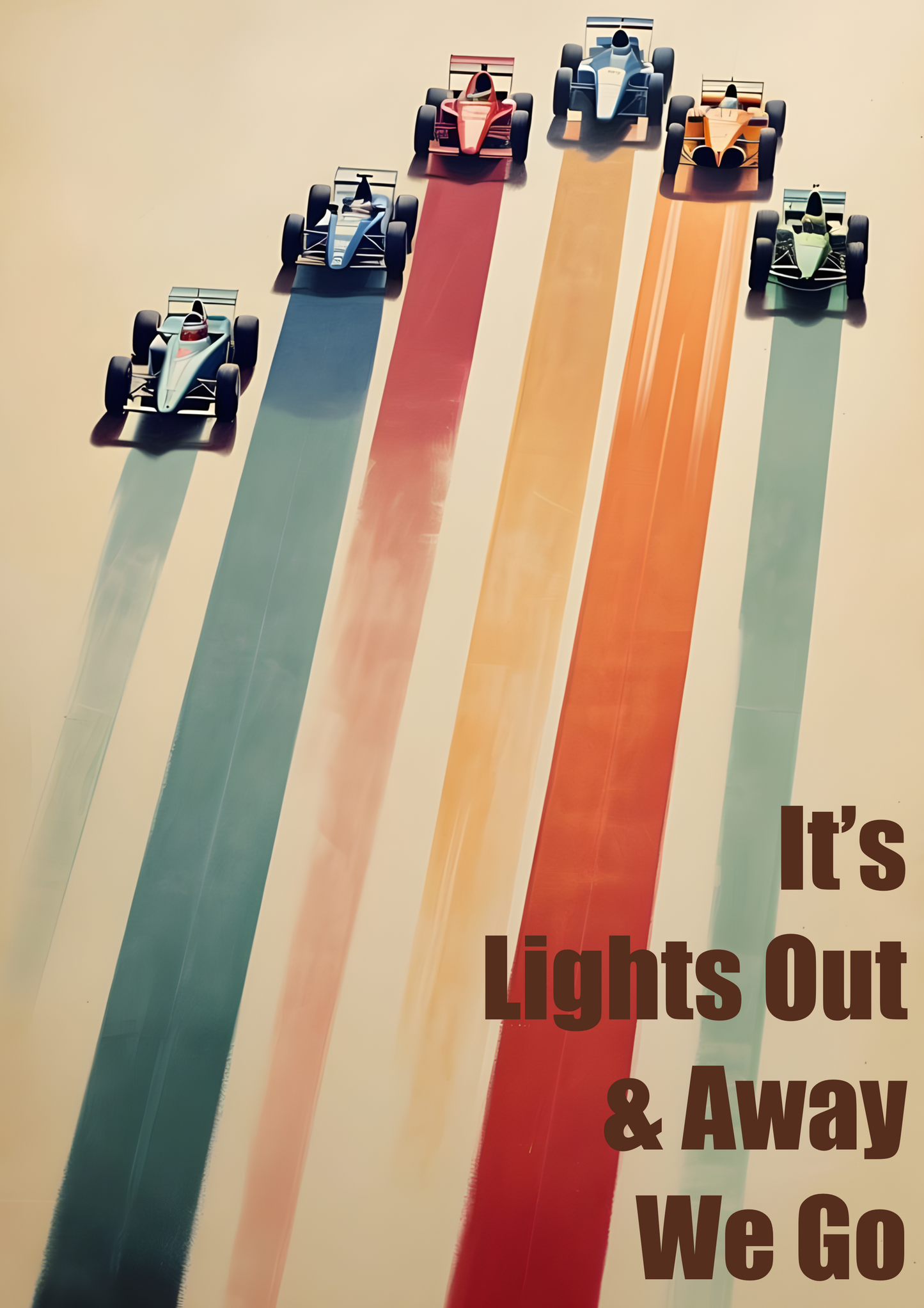 F1 Lights Out Print