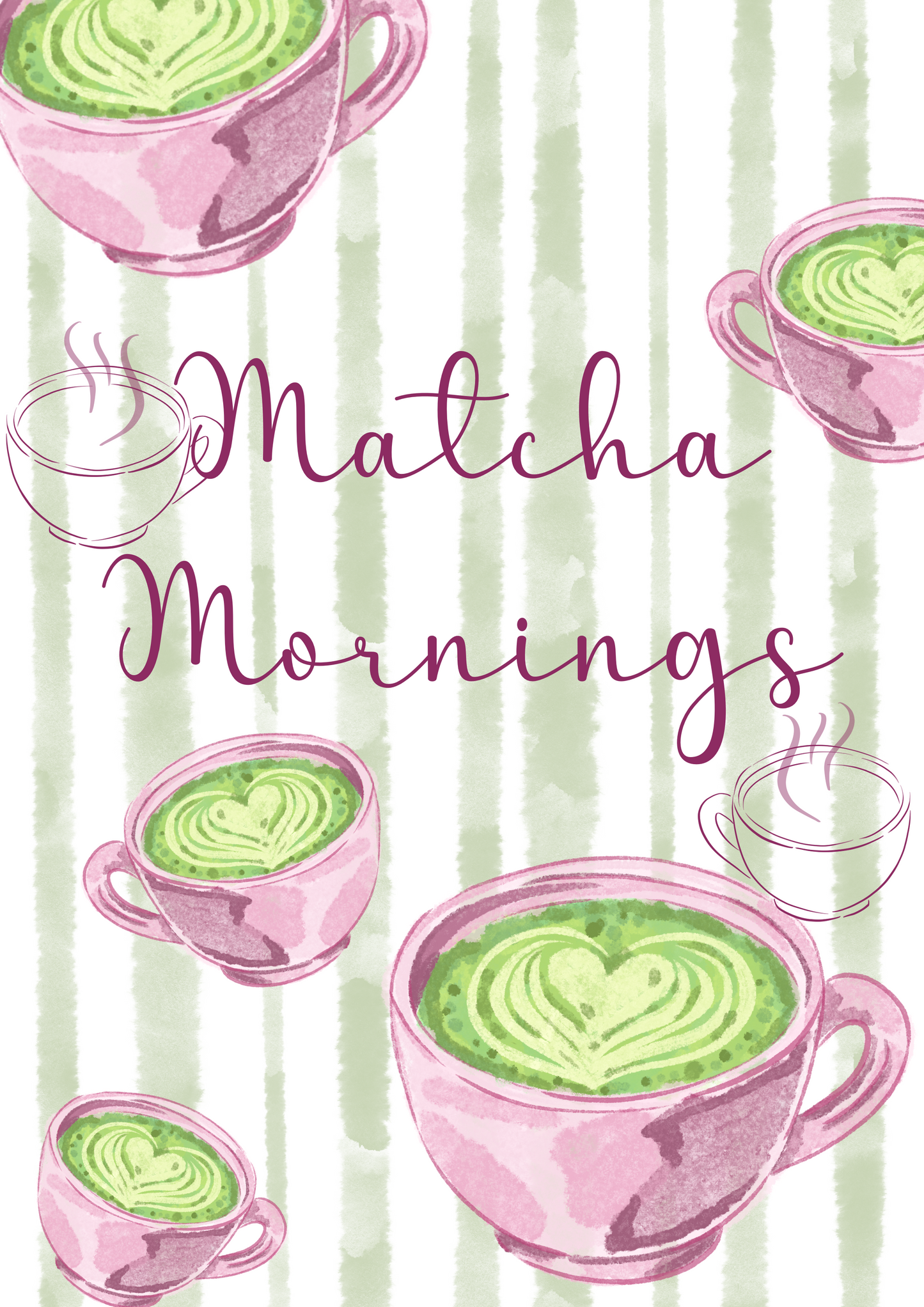 Matcha Mornings Print
