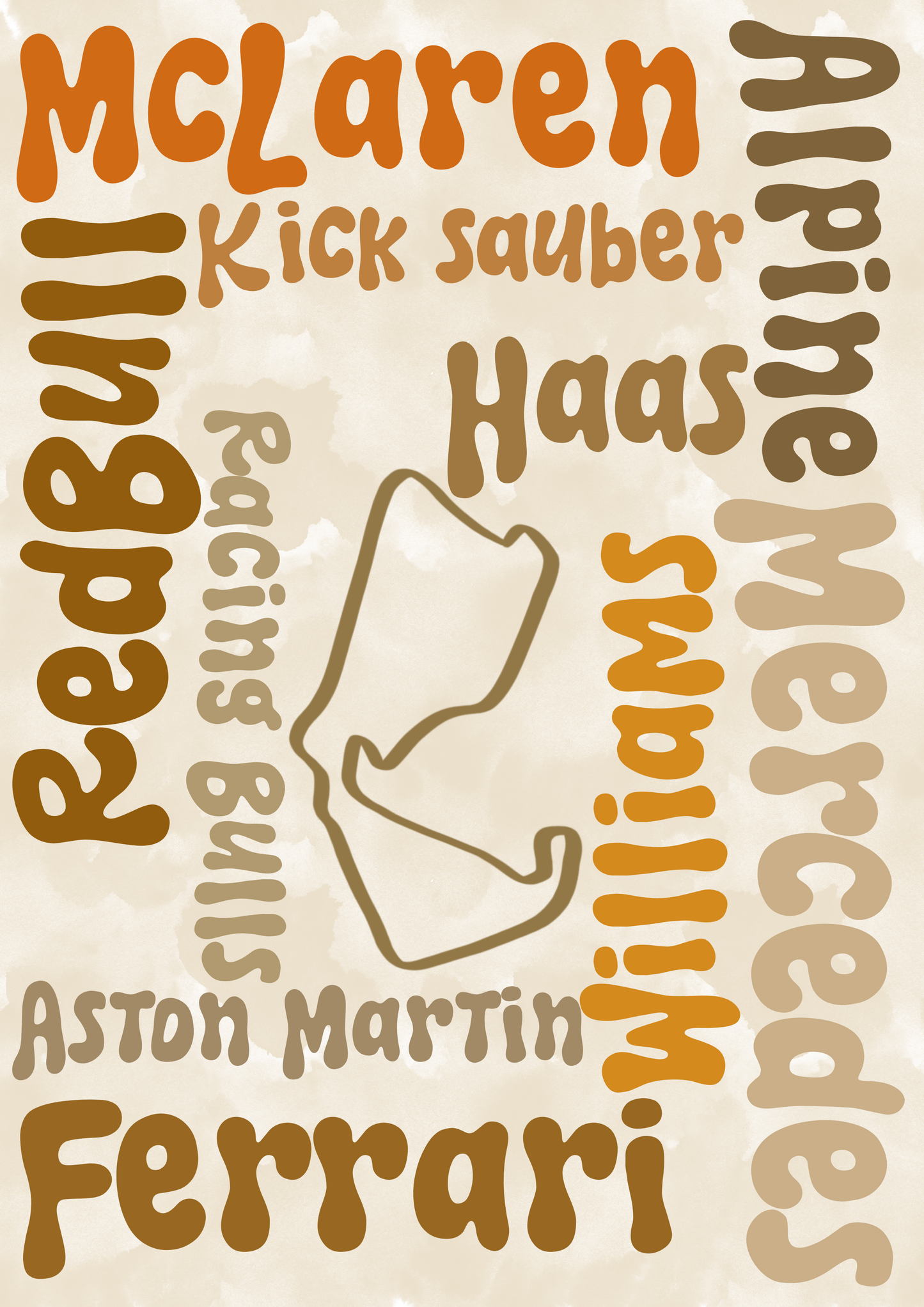 F1 Teams Print