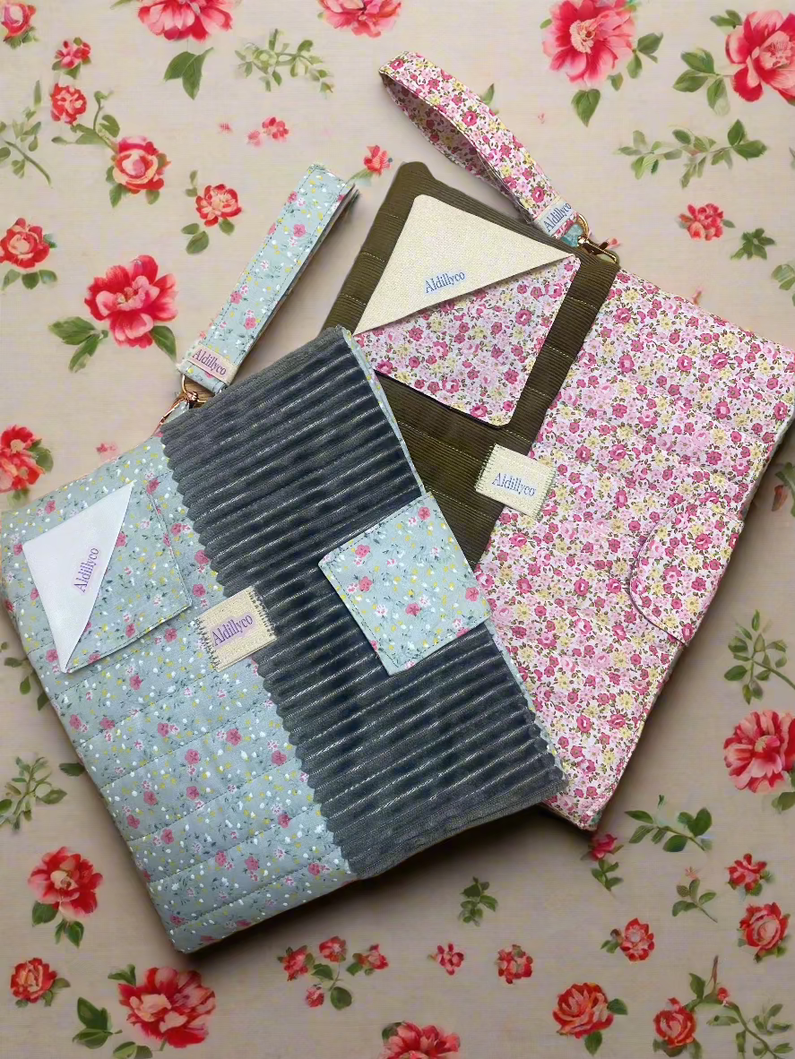 Blue Floral Book Cover