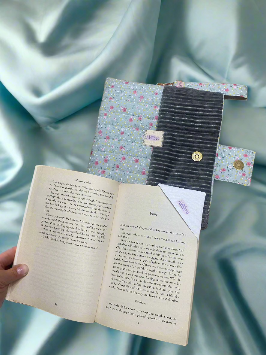 Blue Floral Book Cover