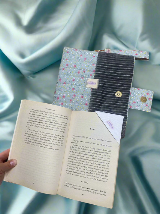 Blue Floral Book Cover