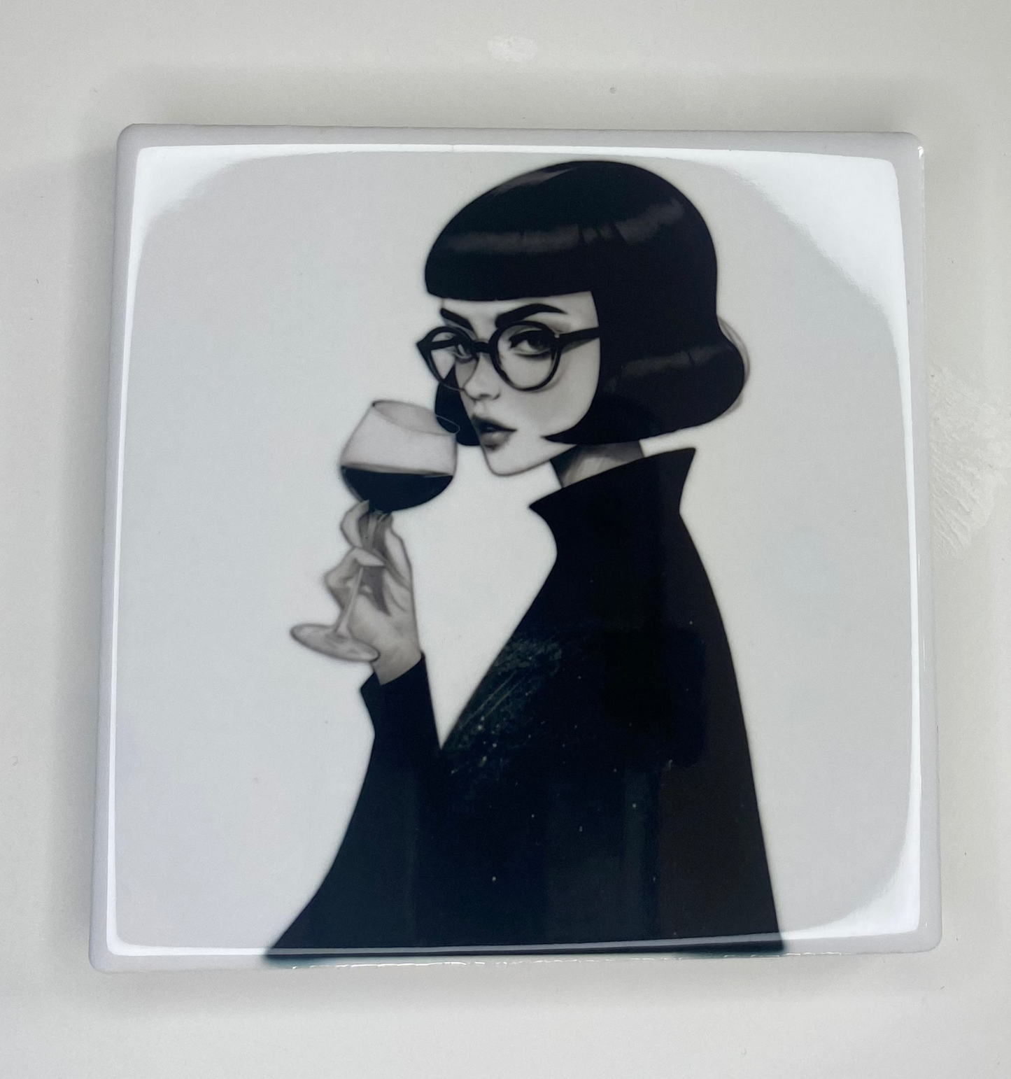 Art of the Aperitif Square Coaster