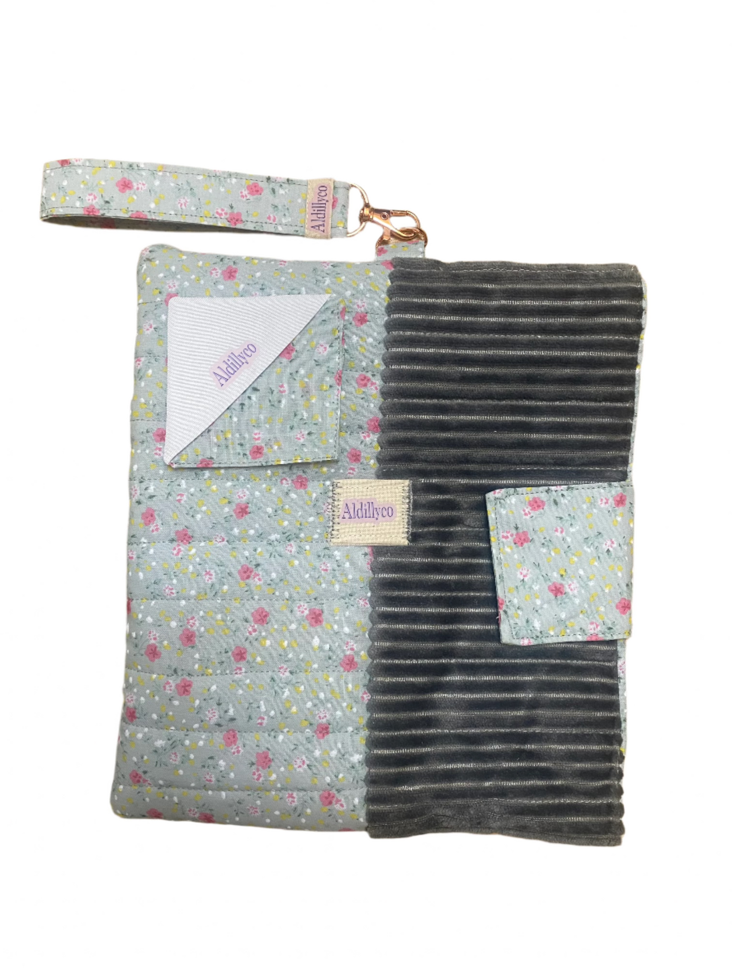 Blue Floral Book Cover