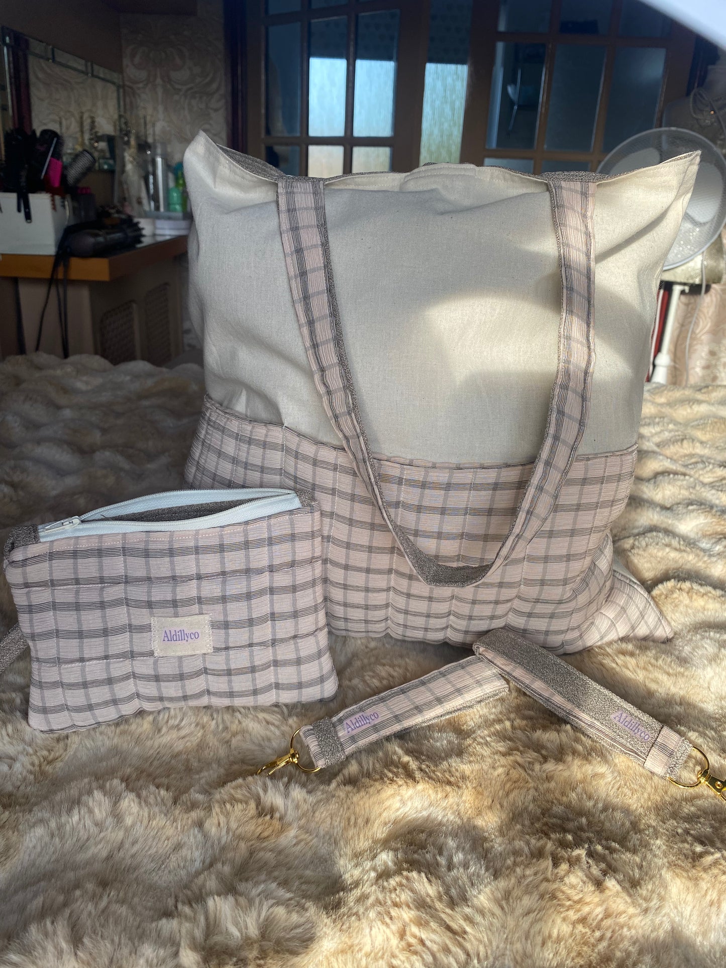 The Rustic Plaid Zip Pouch