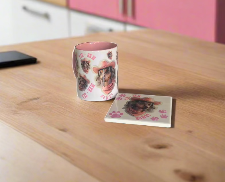 Howdy Dachshund Mug