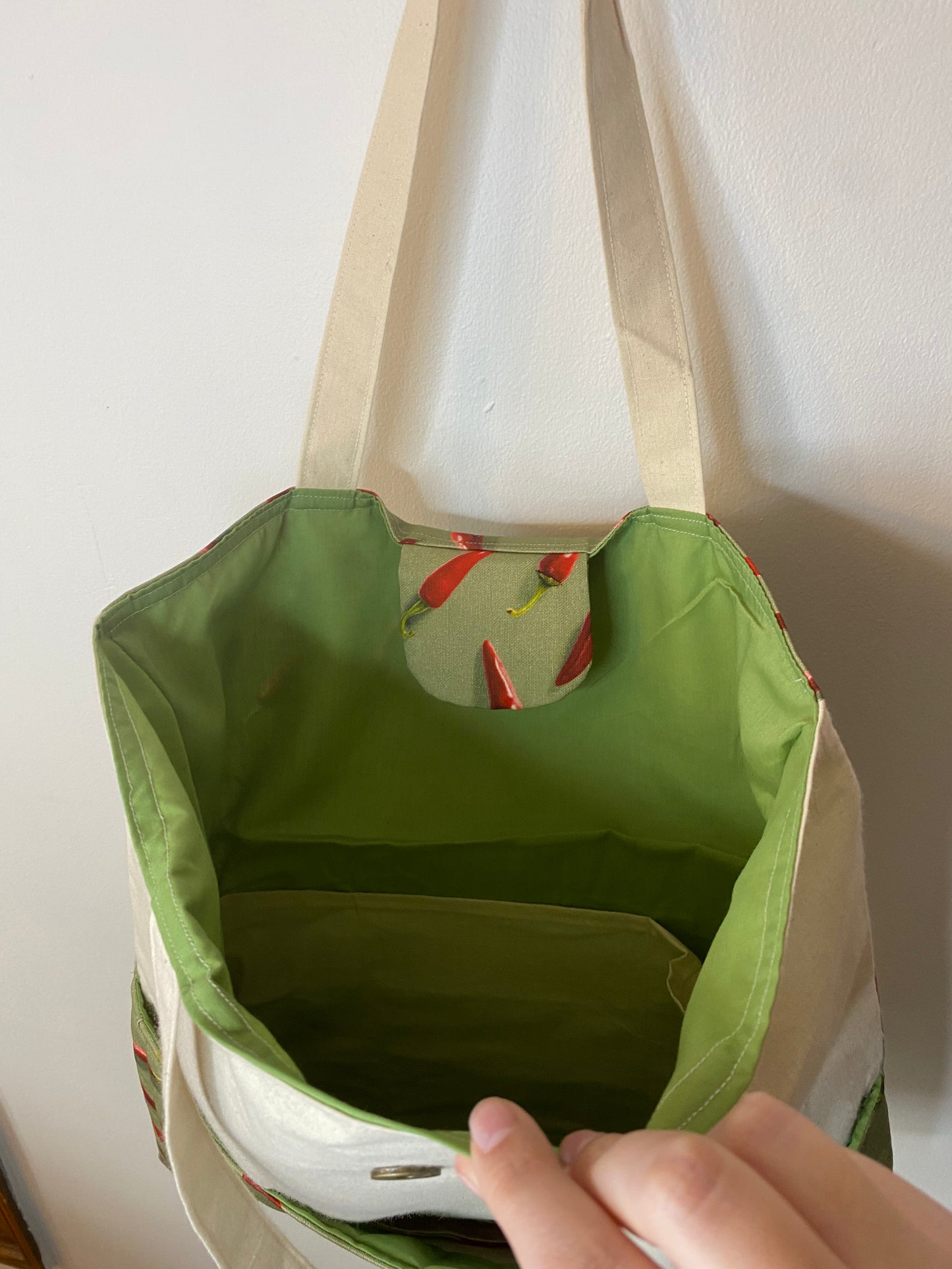Chilli Padded Tote Bag