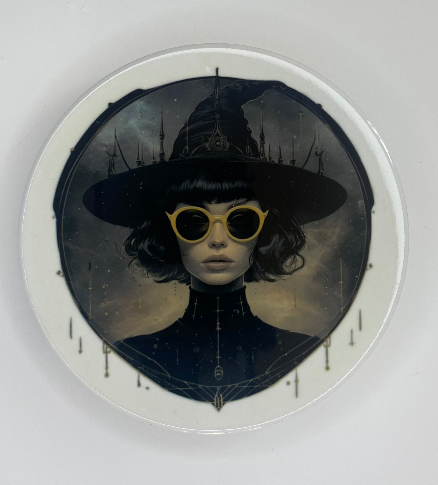 Spells & Sunglasses Round Coaster