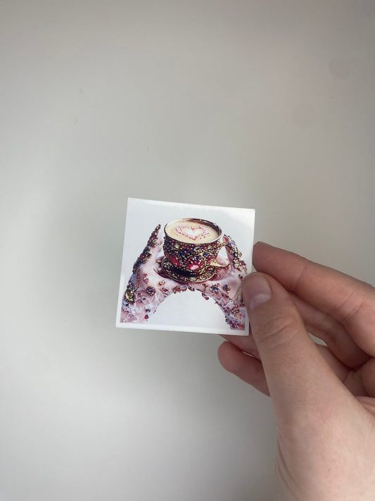 Lavish Latte Sticker