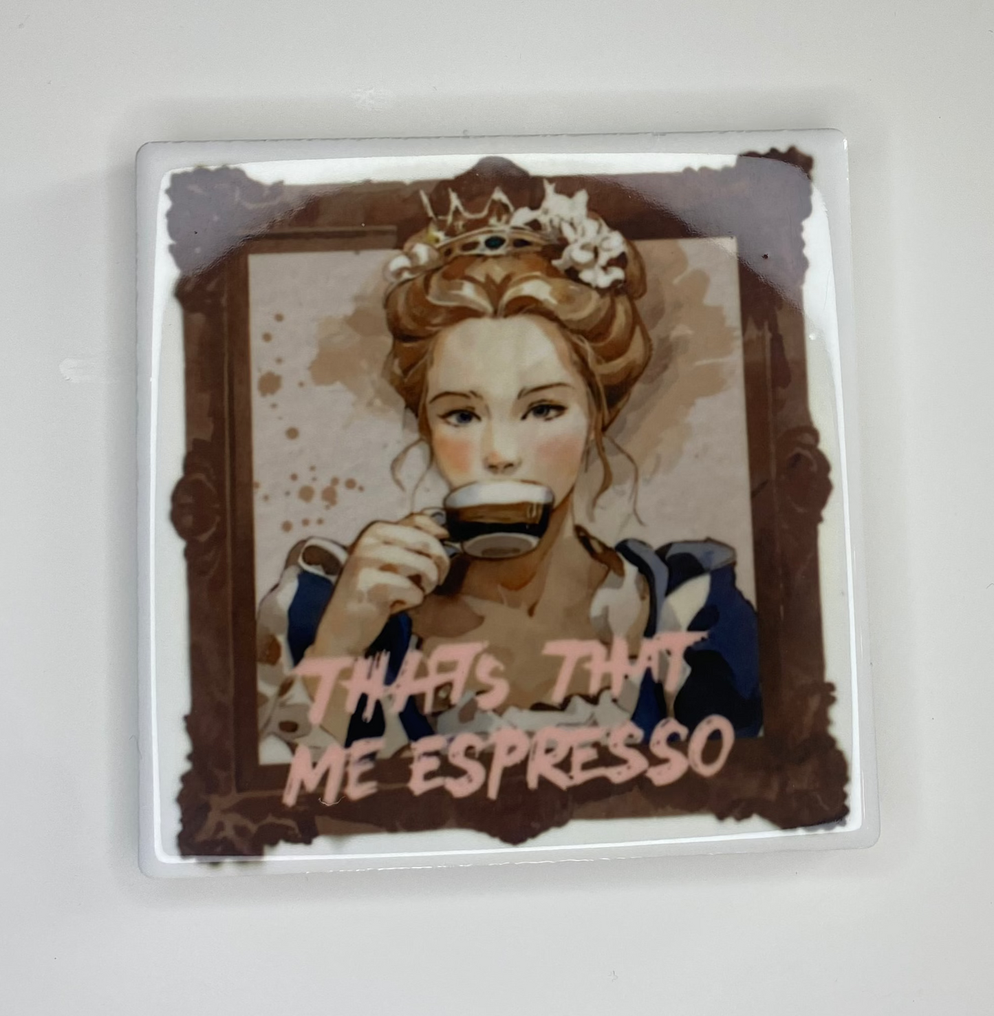 Espresso Square Coaster