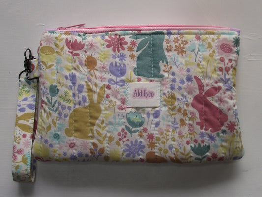 Floral Bunny Pouch