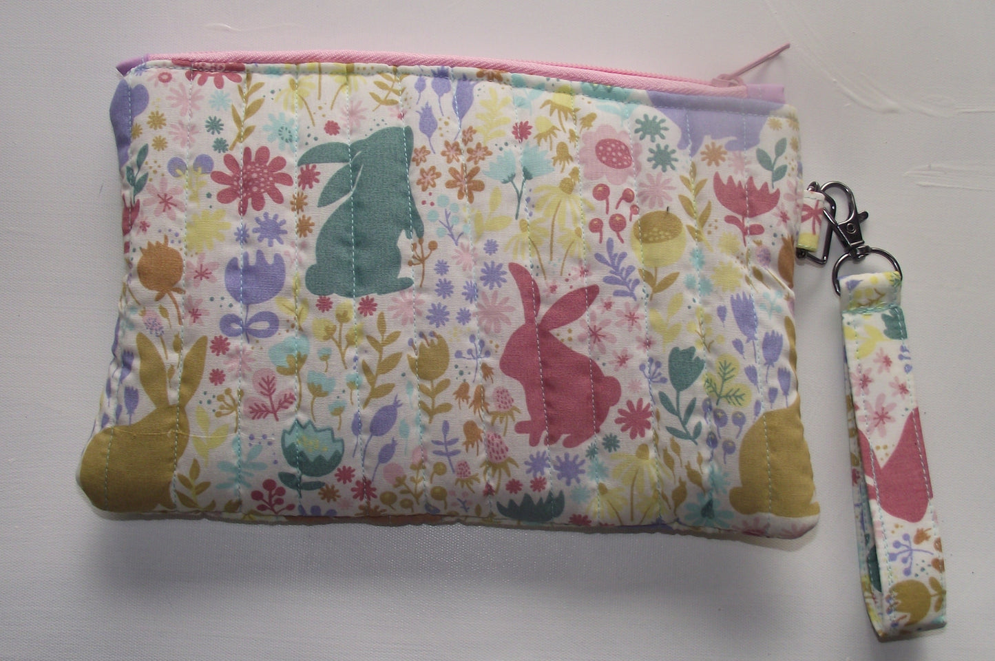 Floral Bunny Pouch