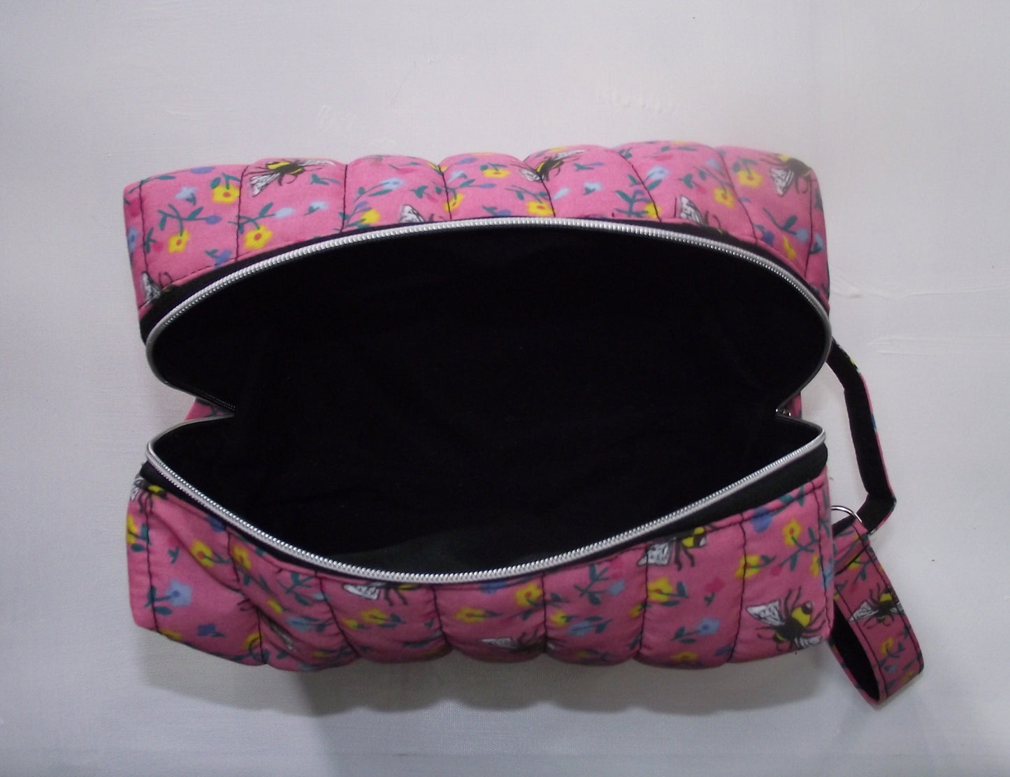 Pink BumbleBee Makeup Bag