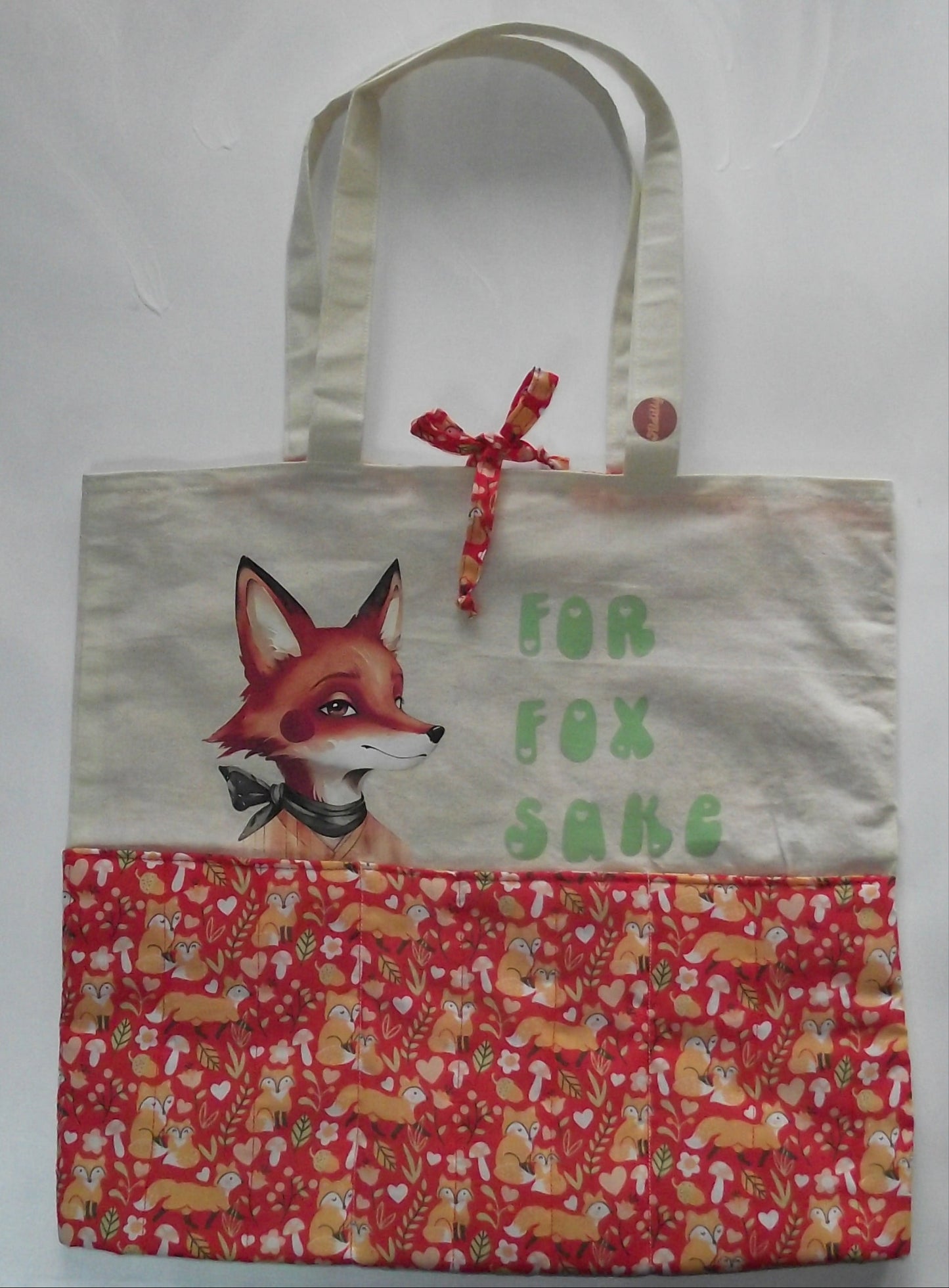 'For Fox Sake' Padded Tote Bag