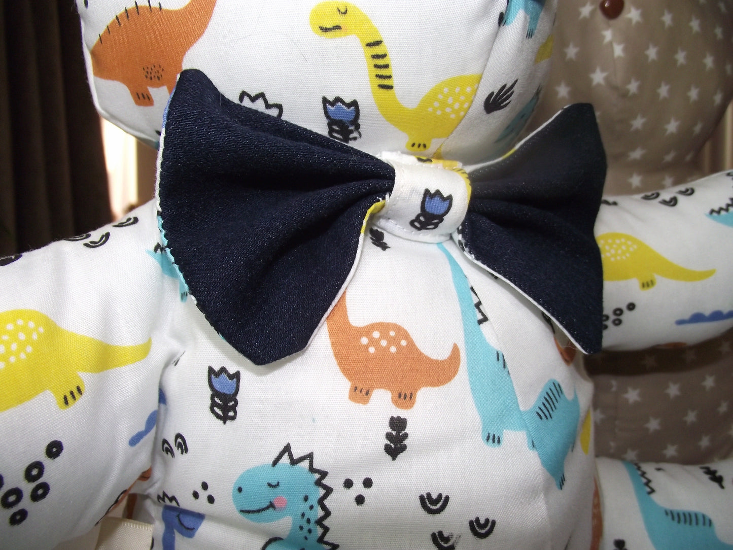 Tiny Dino Stuffed Bear