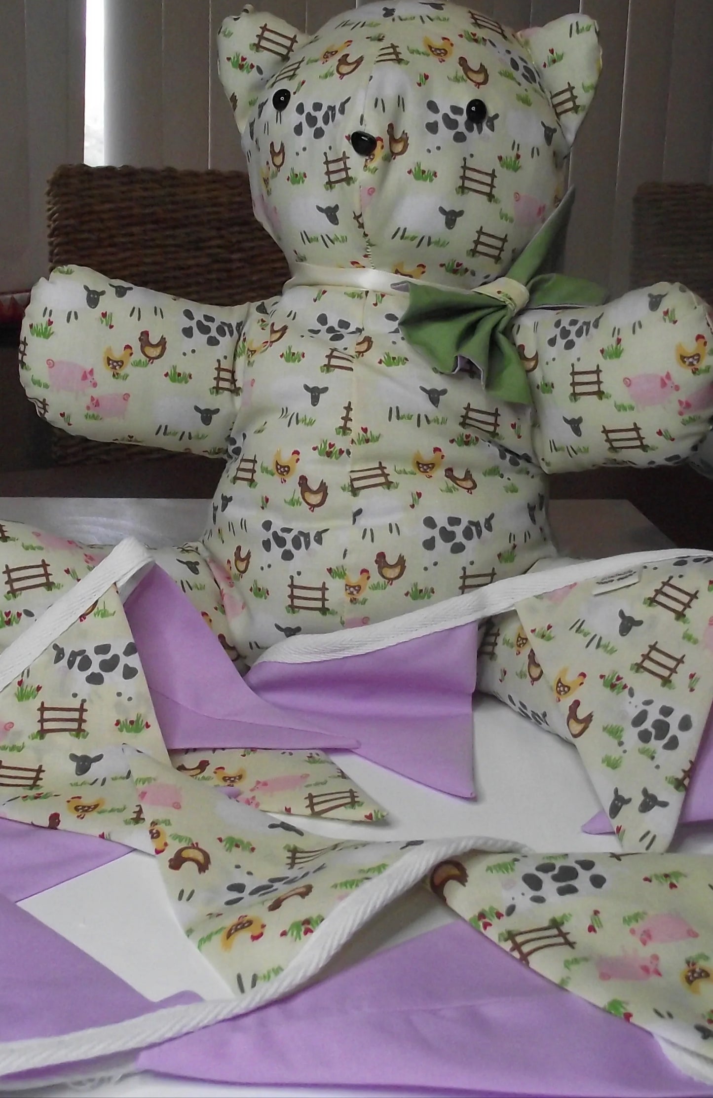 Lilac Farmyard Bunting