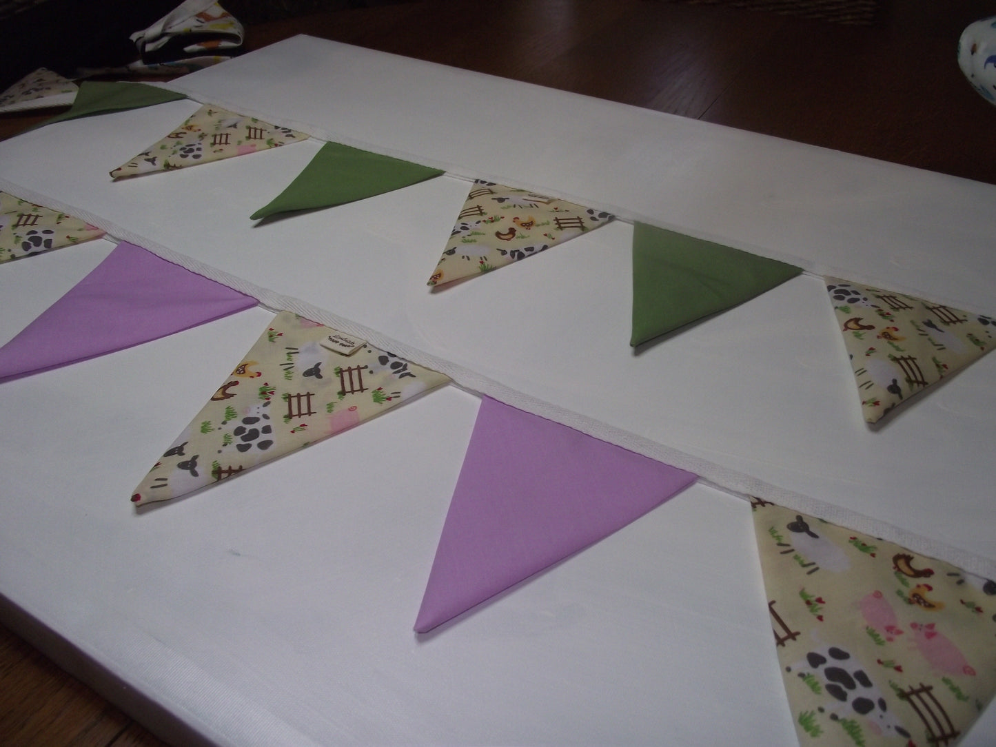 Lilac Farmyard Bunting
