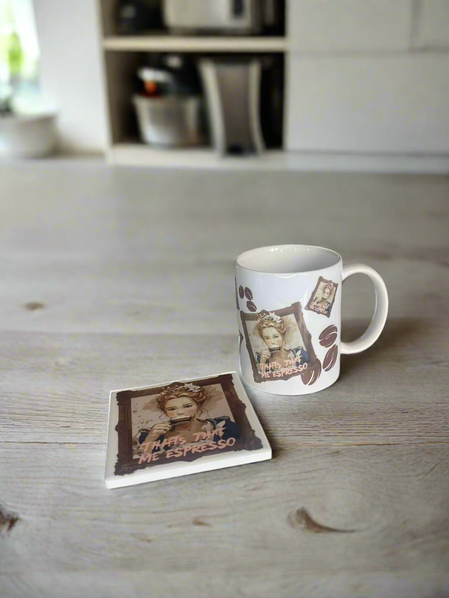 Espresso Square Coaster