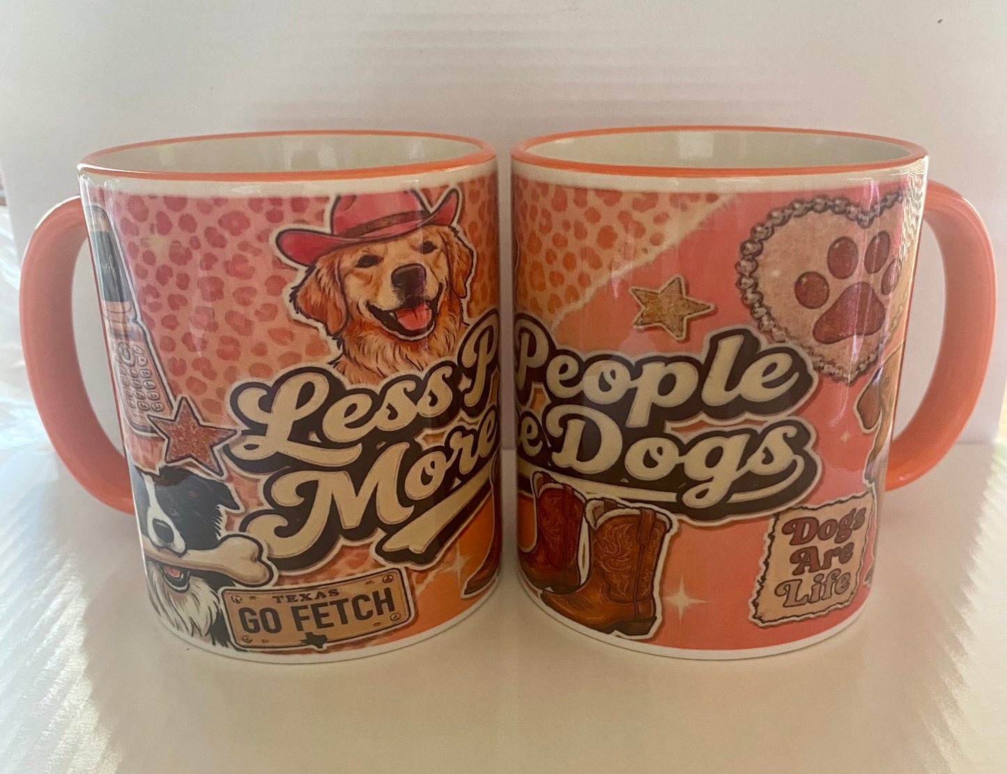 Less People More Dogs Mug