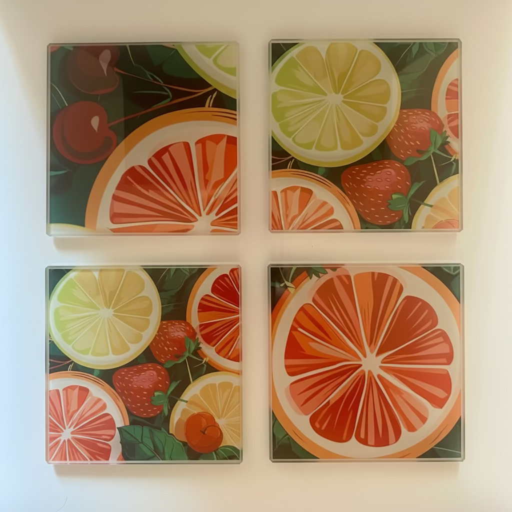 Juicy Fruity Coasters