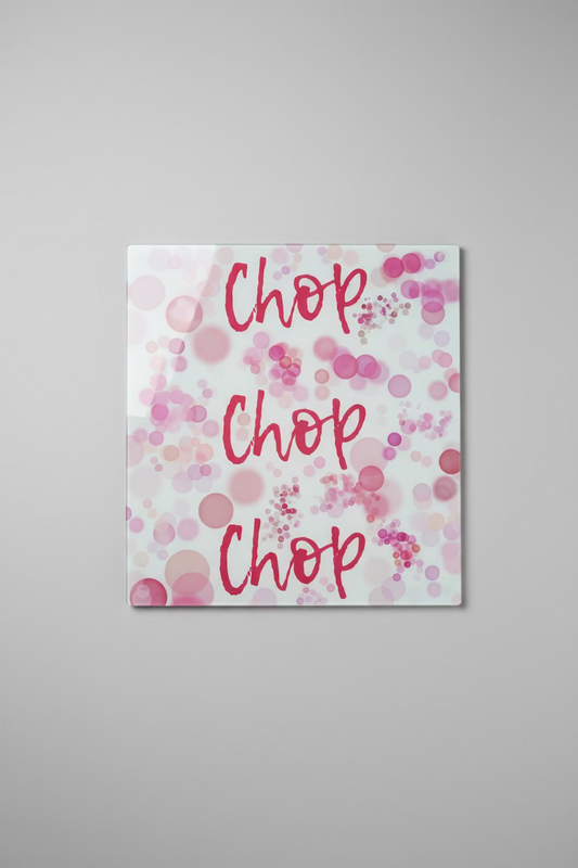 Glass Chop Chop Chopping Board