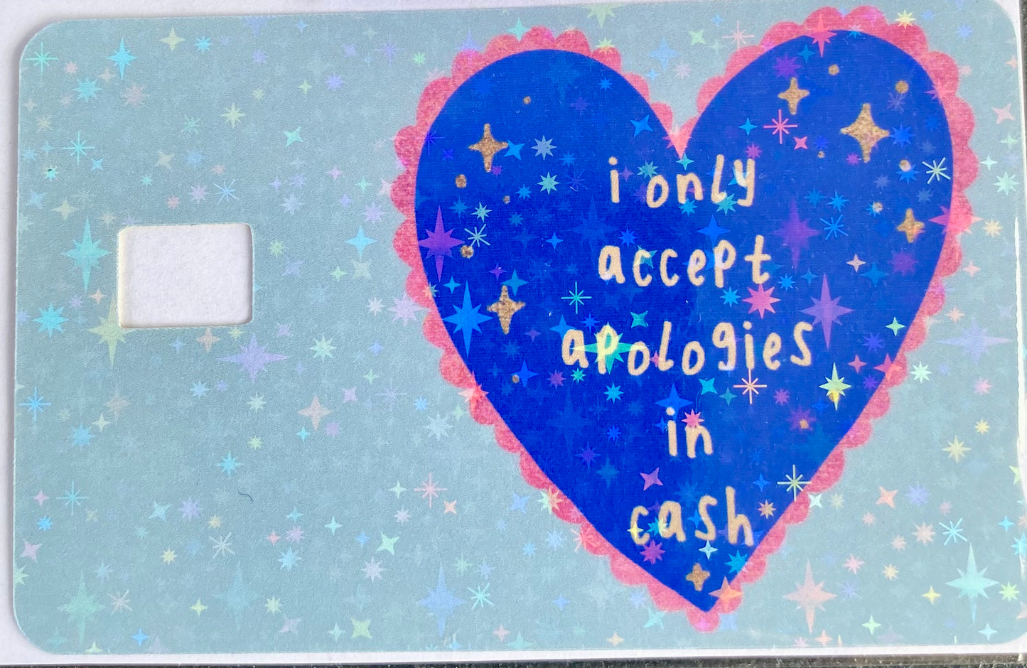 Sparkle Credit Card Stickers