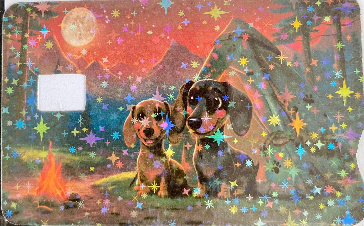 Sparkle Credit Card Stickers