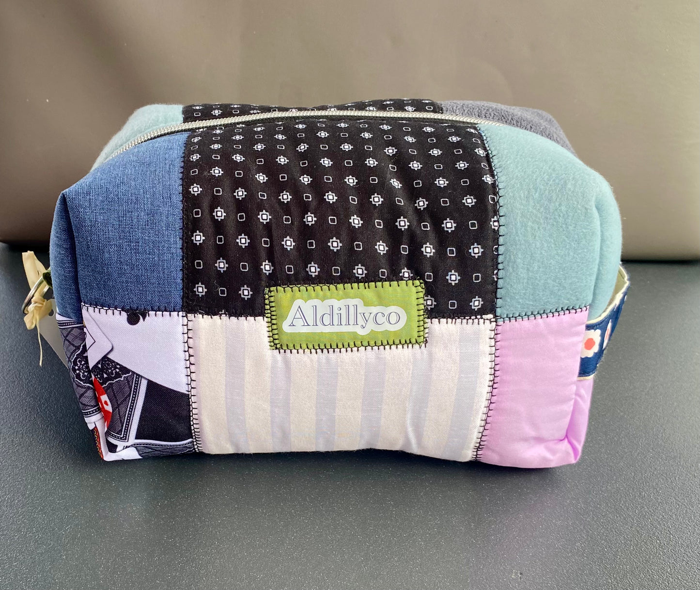 Handmade Patchwork Toiletry & Cosmetic Bag