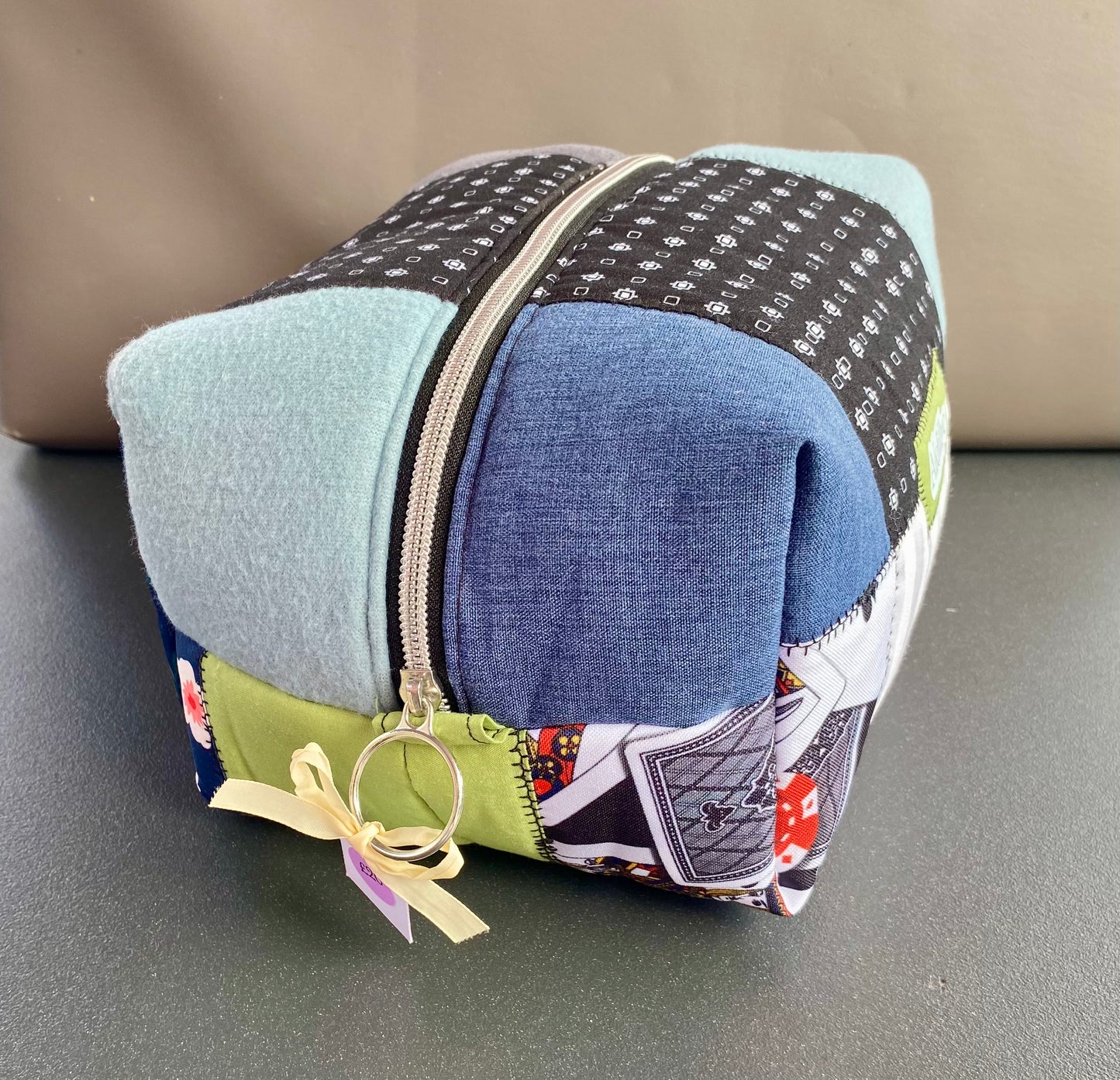 Handmade Patchwork Toiletry & Cosmetic Bag