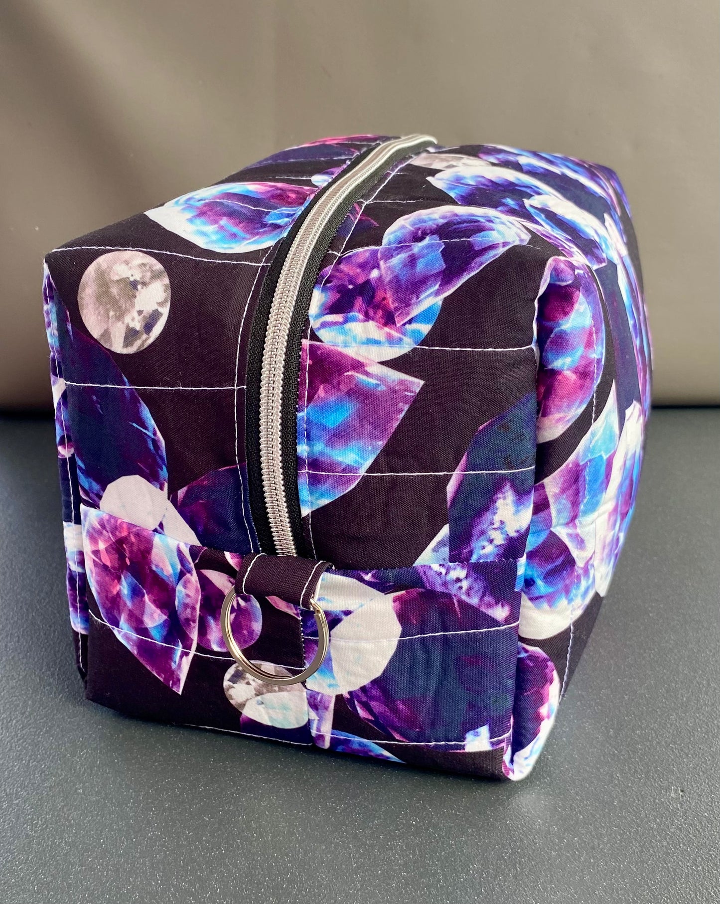 Crystal Print Toiletry & Cosmetic Bag