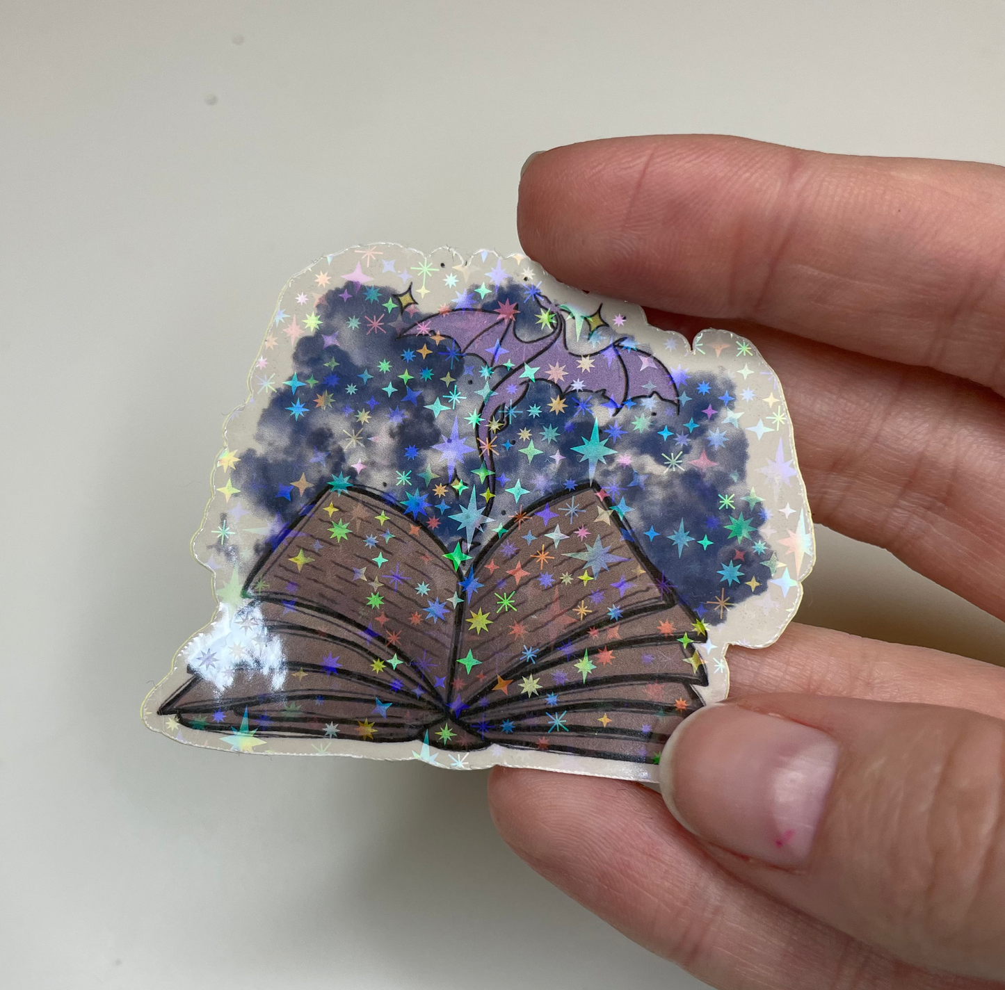 Romantasy Reader Sparkle Sticker